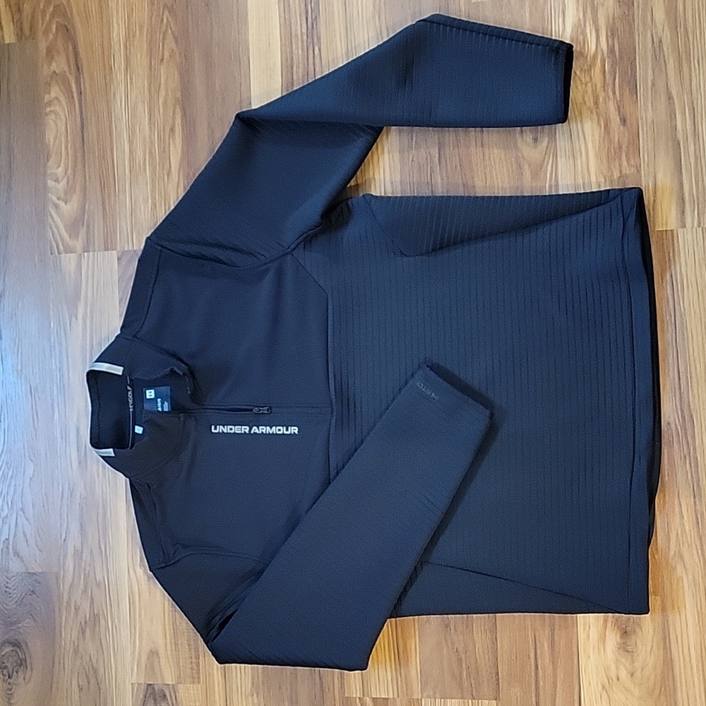 Under Armour Mens Black STORM Golf Jacket/Pullover Sz L.